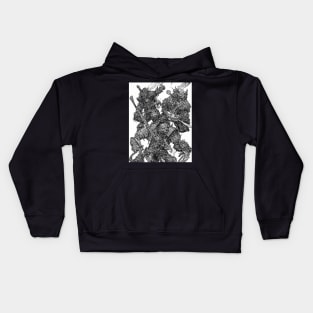 Bear Monster Gnarly Details Kids Hoodie